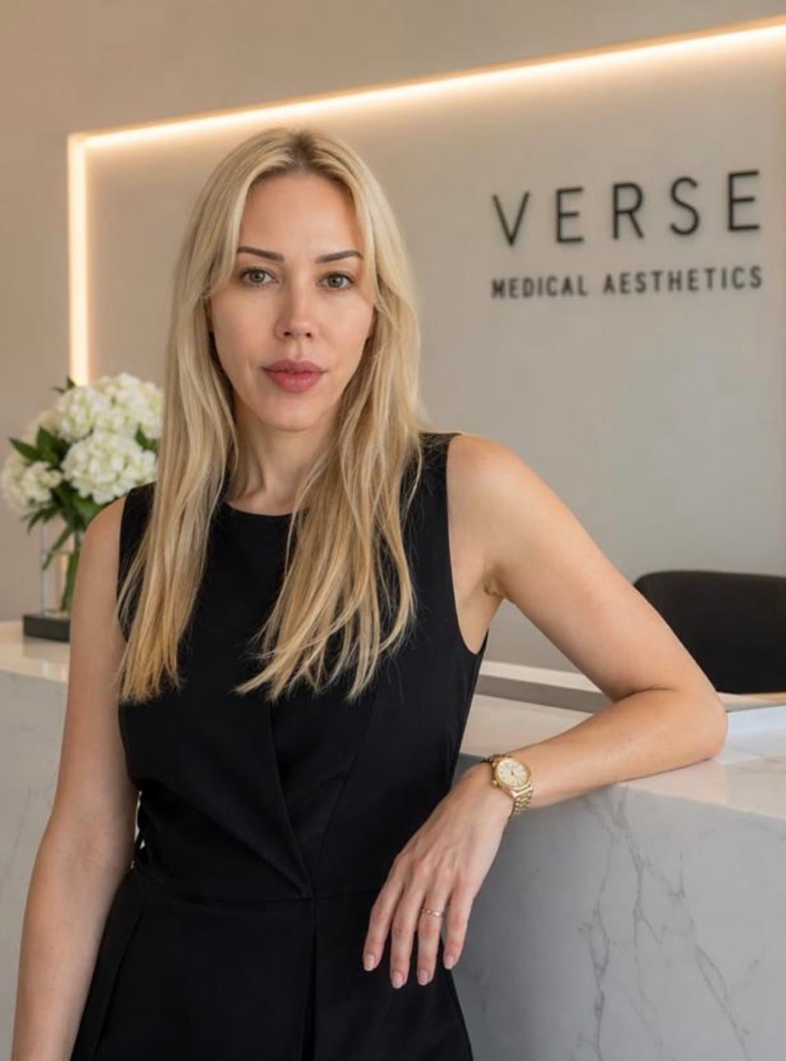 Marta Redelbach-Gaisford at the Verse Medical Aesthetics clinic